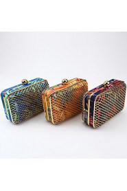 Women's The Grid Pattern Evening Bag