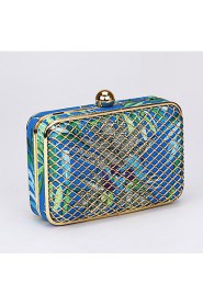 Women's The Grid Pattern Evening Bag