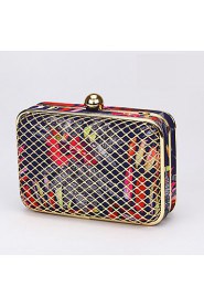 Women's The Grid Pattern Evening Bag