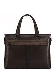 Men Briefcase Genuine Leather Men Business Handbag Vintage Top Layer Cowhide Messenger Shoulder Bags