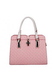 Women Formal / Casual / Office & Career / Shopping PU Tote Beige / Pink / Blue