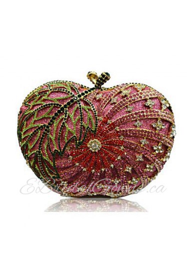 Women's Cute Design Rhinestone Clutch Purse Bag