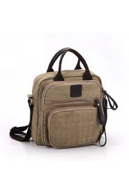 Mens Vintage Canvas Shoulder Messenger Bag Travel Military Handbag