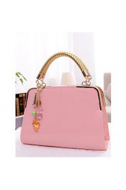 Women PU Hobo Tote White / Pink / Black / Fuchsia