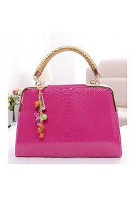 Women PU Hobo Tote White / Pink / Black / Fuchsia