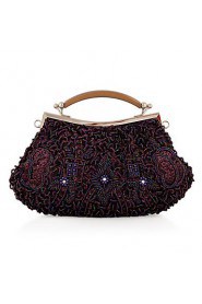 Women of European and American popular vintage handmade beaded BaoZhu embroidered bag dinner packages