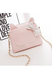 Women PU Baguette Shoulder Bag / Tote White / Pink / Blue / Black