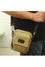 Mens Vintage Canvas Messenger Bag Fanny Waist Bag