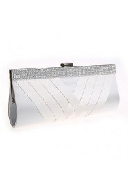 Women Event/Party Satin Clasp Lock Evening Bag