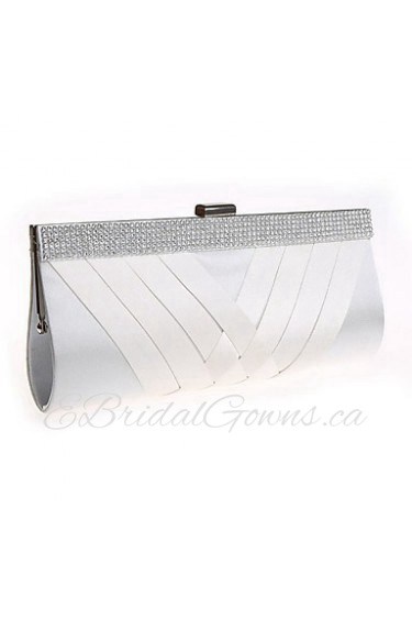 Women Event/Party Satin Clasp Lock Evening Bag