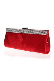 Women Event/Party Satin Clasp Lock Evening Bag