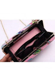 Women's The Peacock Feather Bowknot Evening Bag