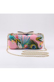 Women's The Peacock Feather Bowknot Evening Bag