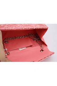 Women Event/Party Silk Clasp Lock Evening Bag