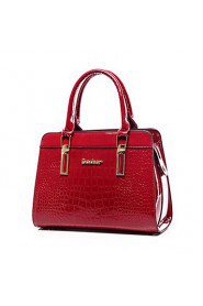 Women Formal / Casual / Office & Career / Shopping PU Tote Beige / Blue / Red / Black