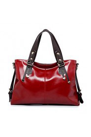 Women Formal / Casual / Office & Career / Shopping PU Tote Brown / Red / Black