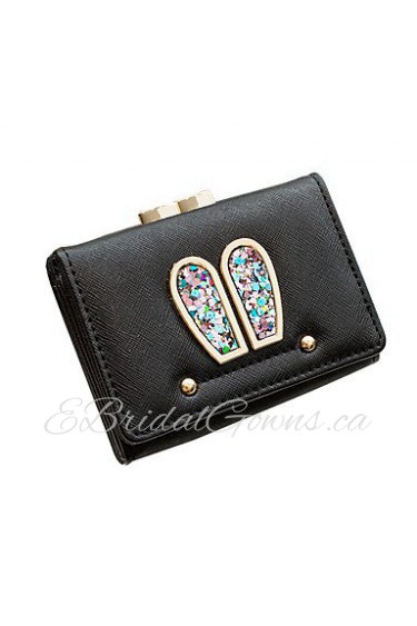 Women Casual Other Leather Type Clutch Pink / Blue / Black / Fuchsia