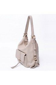 Women Cowhide Sling Bag Shoulder Bag / Tote / Backpack / Mobile Phone Bag / Travel Bag Beige / Brown / Black