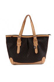 Women Casual PVC Tote Black