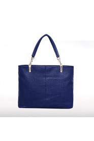 Women Casual / Office & Career / Shopping PU Tote Blue / Red / Black