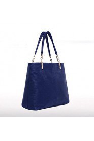 Women Casual / Office & Career / Shopping PU Tote Blue / Red / Black