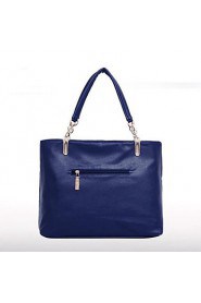 Women Casual / Office & Career / Shopping PU Tote Blue / Red / Black