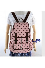 Women Canvas Baguette Backpack Beige/Pink/Purple/Blue