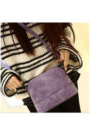 Women PU Baguette Shoulder Bag Purple / Blue / Brown