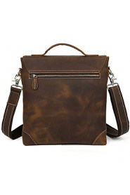 Men Cowhide Leather Shoulder Messenger Bag Tote Business Bag