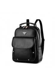 Women PU Shell Backpack