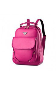 Women PU Shell Backpack