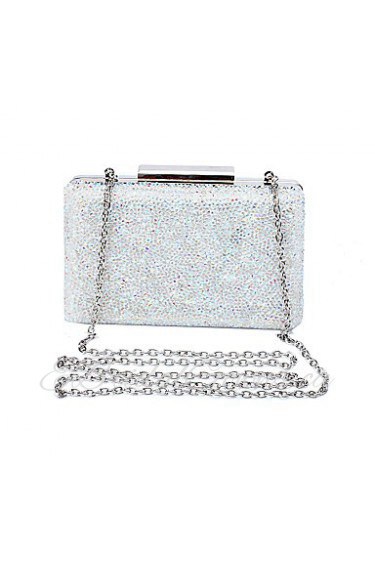 Women's Crystal Glass Drill Evening Bag