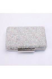 Women's Crystal Glass Drill Evening Bag