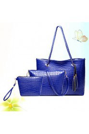 Women Casual / Office & Career / Shopping PU Tote Beige / Blue / Black