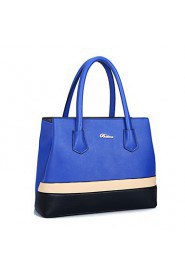 Women Formal / Casual / Office & Career / Shopping PU Tote Blue / Red / Black / Khaki