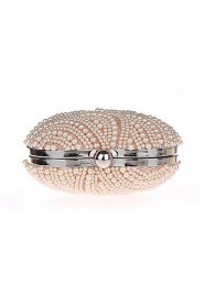 Metal Imitation Peral Wedding/Party Clutches with Peral (More Colors)