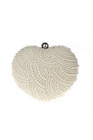 Metal Imitation Peral Wedding/Party Clutches with Peral (More Colors)