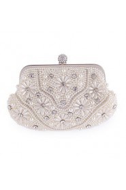 Women Formal / Event/Party / Wedding / Office & Career / Shopping Acrylic Evening Bag White