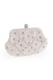 Women Formal / Event/Party / Wedding / Office & Career / Shopping Acrylic Evening Bag White