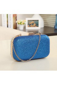 Women's Other Leather Type Baguette Shoulder Bag/Clutch Pink/Blue/Green/Gold