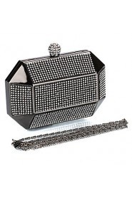 Charming Metal with Crystal Evening Handbag/Clutches(More Colors)