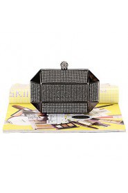 Charming Metal with Crystal Evening Handbag/Clutches(More Colors)