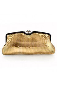 Women Formal / Event/Party / Wedding / Office & Career / Shopping Polyester Evening Bag Gold / Silver / Black