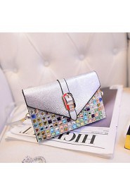 Women Event/Party/Outdoor PU Button Shoulder Bag/Clutch