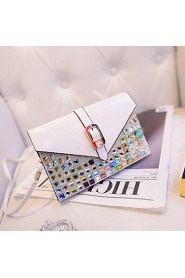 Women Event/Party/Outdoor PU Button Shoulder Bag/Clutch