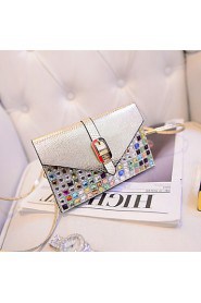 Women Event/Party/Outdoor PU Button Shoulder Bag/Clutch