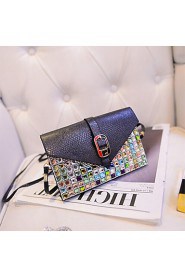 Women Event/Party/Outdoor PU Button Shoulder Bag/Clutch