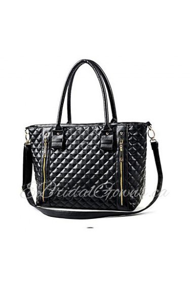 Women Casual / Office & Career / Shopping PU Tote Black