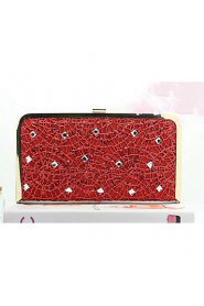 Women Event/Party PU Kiss Lock Evening Bag