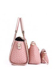 Women Formal / Casual / Office & Career / Shopping PU Tote Beige / Pink / Blue